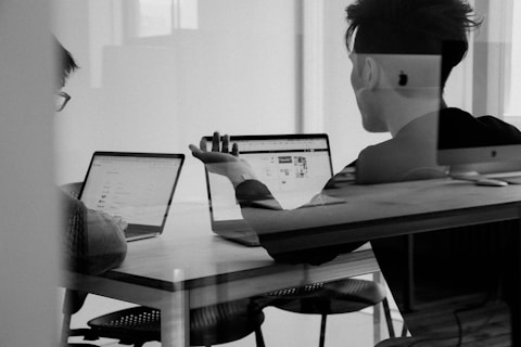 Expert consultants working together