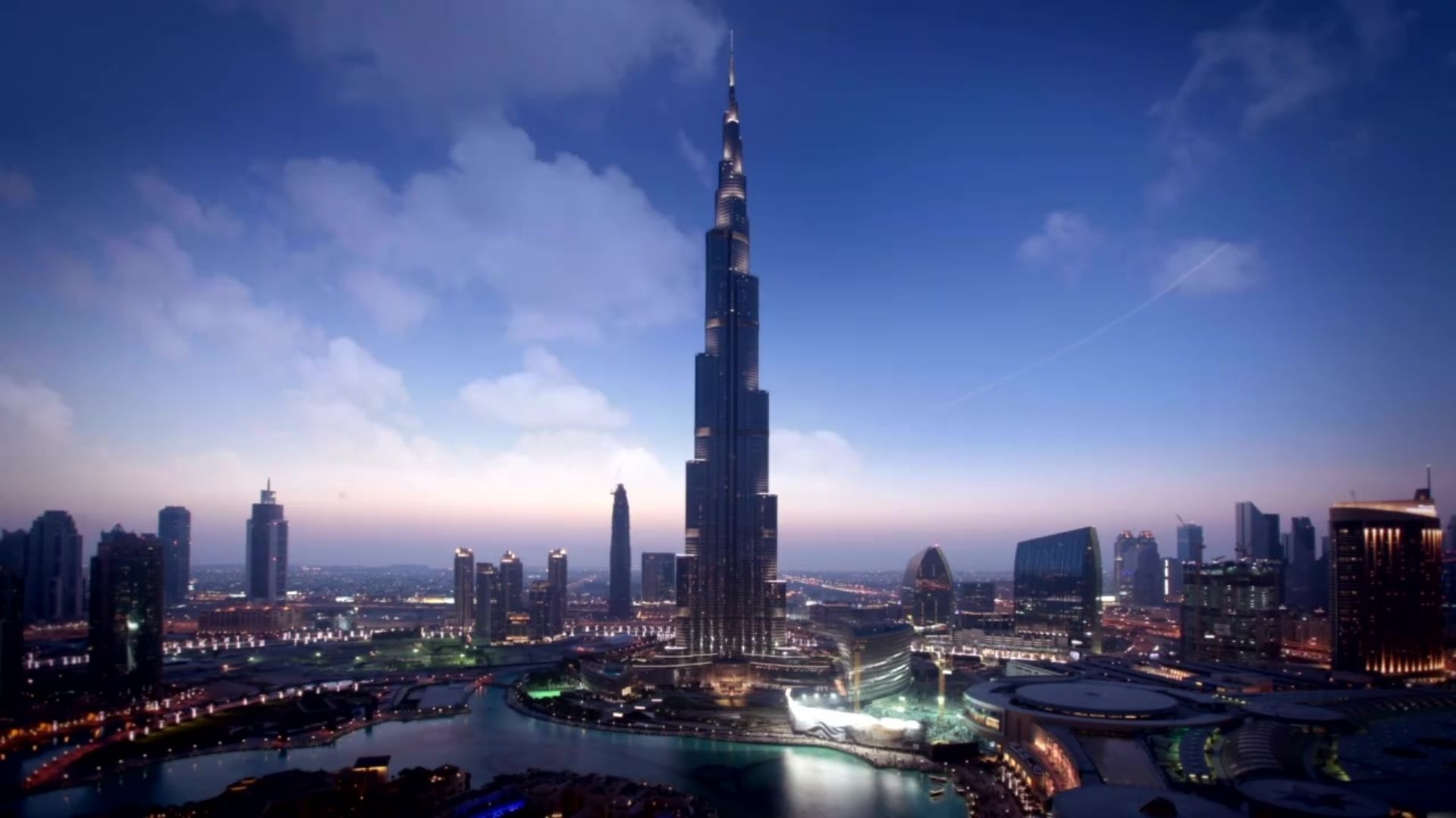 Dubai at night