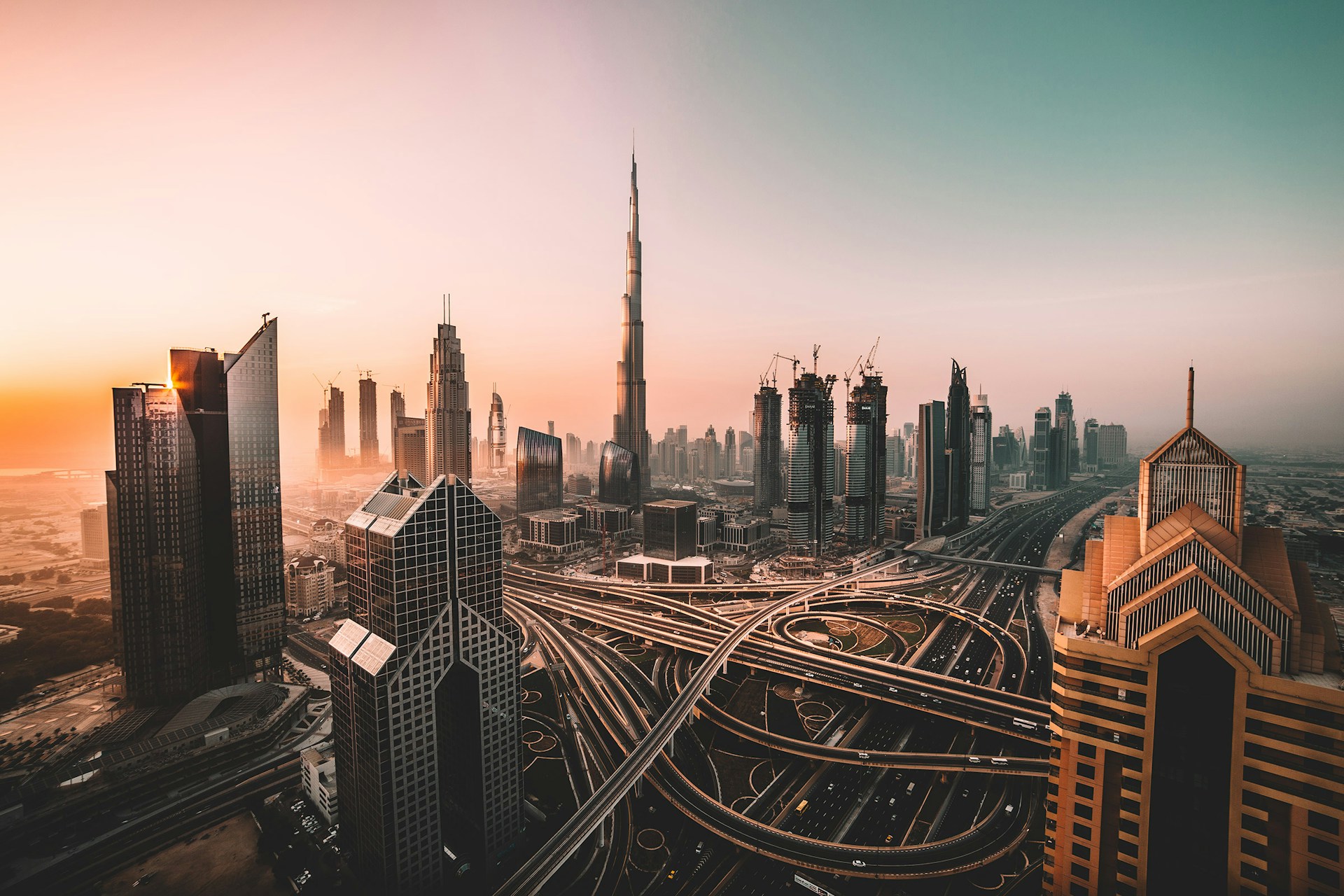 Dubai skyline - business hub